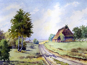 Aquarell - Johannes Wegener